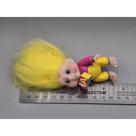 1991 Vintage Applause Magic Baby Troll Dolls-Lot Of 3-Jointed & Poseable - Picture 10 of 12
